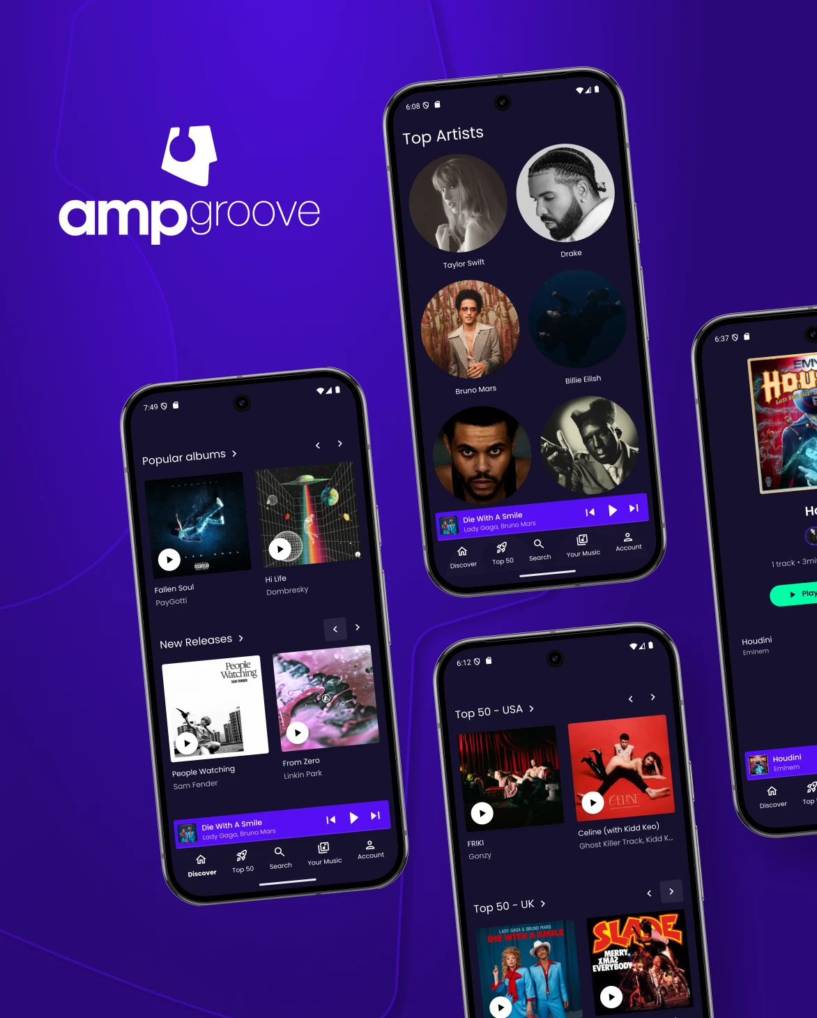 AAPD Studio ampgroove Homepage Main Portfolio